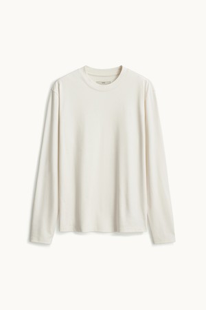 Long Sleeve Compact T-shirt_Off White