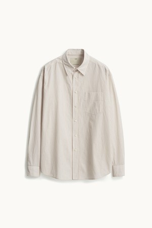 Comfort Shirt_Beige Stripe