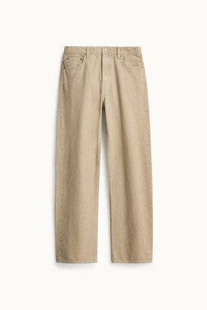 Straight Denim Pants_Beige