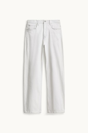 Straight Denim Pants_White