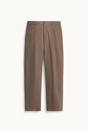 Washed Tapered Pants_Brown