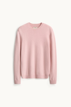 Cashmere Compact Crewneck Knit_Light Pink
