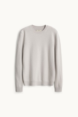 Cashmere Compact Crewneck Knit_Otmeal