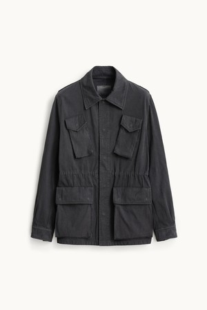 Overdyed Field Jacket_Charcoal
