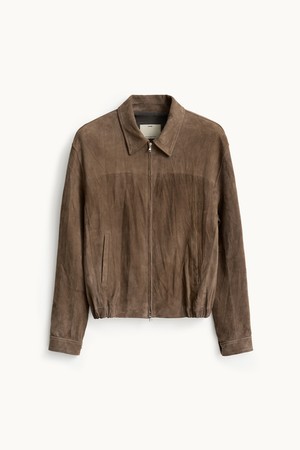 Goat Suede Jacket_Taupe