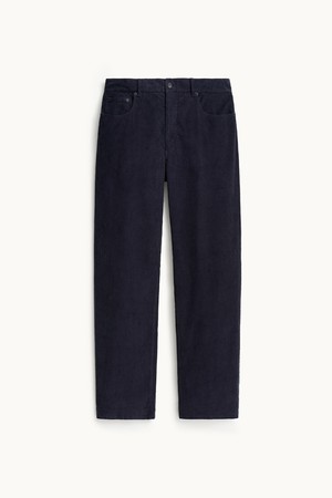 Corduroy Dyeing Tapered Pants_Steel Blue