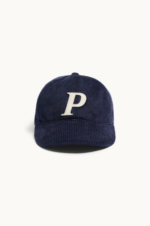 Corduroy Graphic Ball Cap_Navy