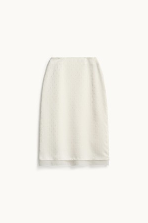 Layered Sheer Skirt_White