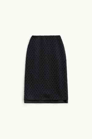 Layered Sheer Skirt_Black