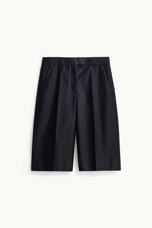Wide Bermuda Shorts_Deep Navy