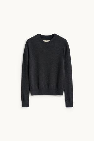 Round Neck Knit_Charcoal