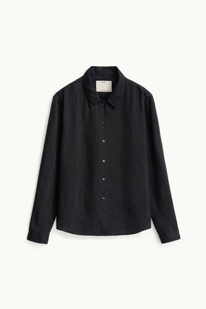 Cupro Fluid Blouse_Black