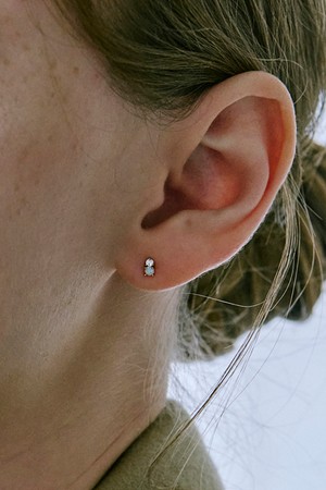 10k 던 오팔 귀걸이