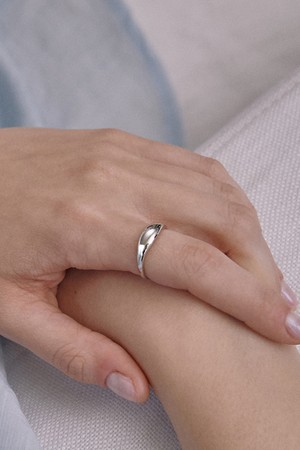 925silver 애시 볼륨 반지