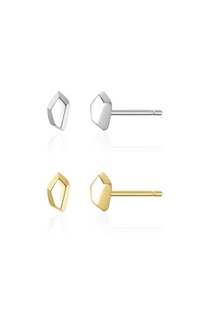 925silver 플레아 미니 조약돌 귀걸이