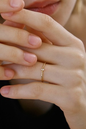 14k 에델 큐빅 반지