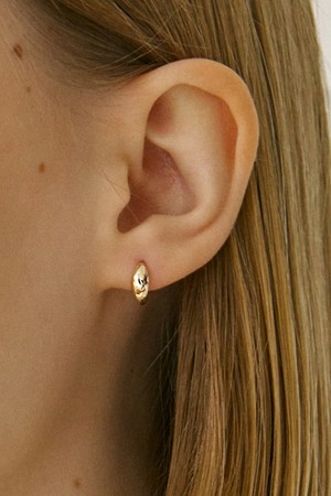 14k 젤리빈 원터치 링 귀걸이