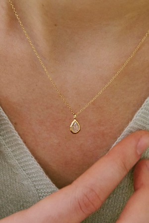 14k 글리밍 물방울 목걸이