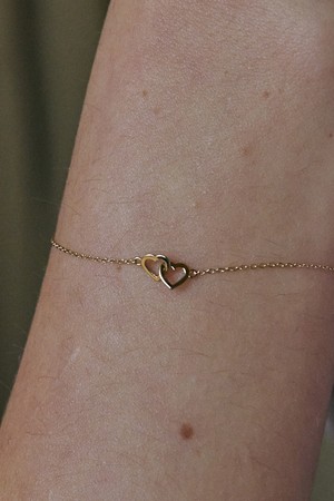 14k 하티 하트 팔찌