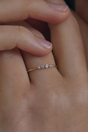 14k 에테레 큐빅 반지