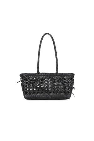 BISCUIT SHOULDER BAG [BLACK]