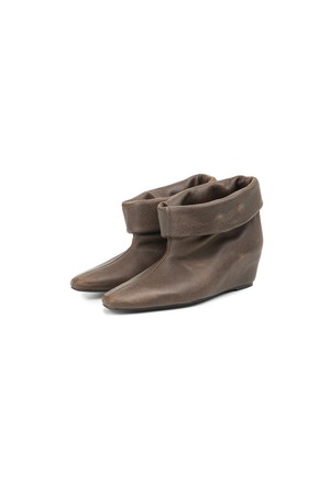 CUFF BOOTS [HAZY BROWN]