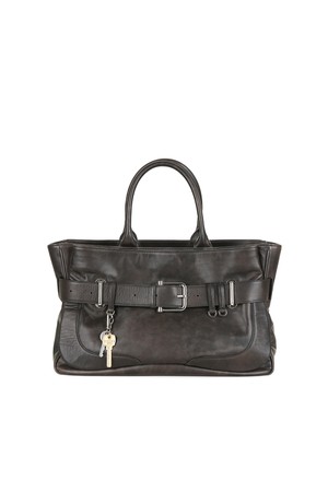 TOTE BROCLE [STAIN BROWN]