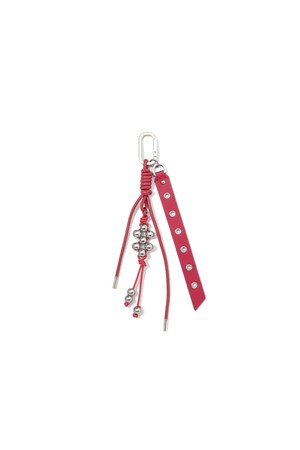 KNOTTY KEY RING [RED]