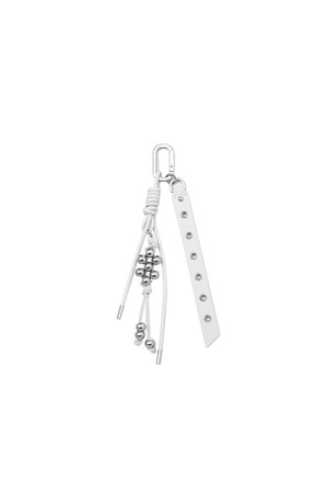 KNOTTY KEY RING [WHITE]