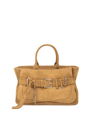 TOTE BROCLE [TOFFEE FRINGE]