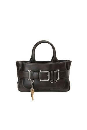 TOTE BROCLE MINI [STAIN BROWN]