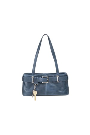 SHOULDER BROCLE MINI [AGED BLUE]