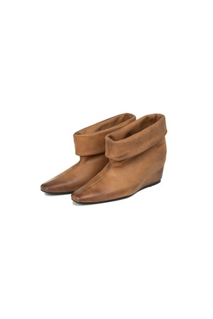 CUFF BOOTS [CAMEL BROWN]