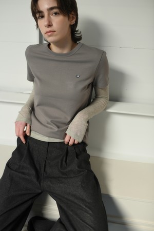 Vive half-t-shirt(Gray)