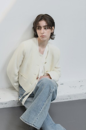 Your classic tweed jacket(ivroy)
