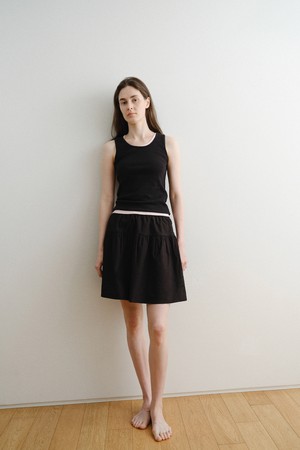 Mare flare skirt (Black)
