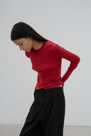 River layered t-shirt (Red)