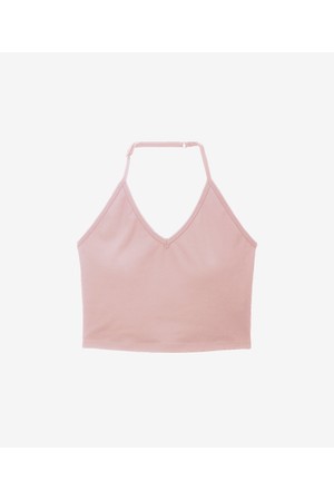 브이넥 홀터 브라탑 (4colors)_PINK-a