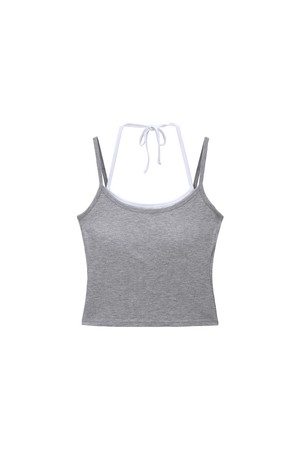레이어드 홀터넥 캡나시 (4colors)_GREY-a