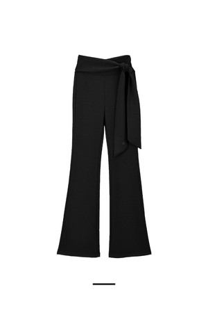 셔링 부츠컷 트레이닝 팬츠 (4colors)_BLACK-a
