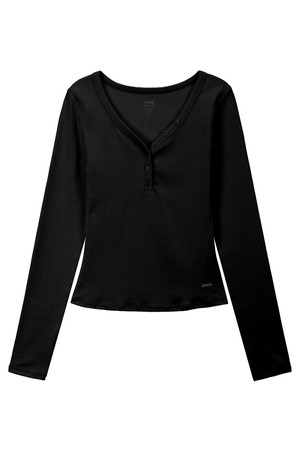 브이넥 레이어드 티셔츠 (5colors)_BLACK-a