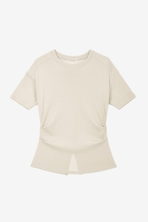 셔링 트임 숏 슬리브 (5colors)