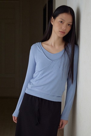 V-Lane Sleeveless (Skyblue)