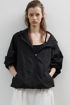 Single-layer Wind Jumper(BLACK)
