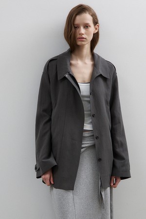 Raglan Hidden Trench(Charcoal)