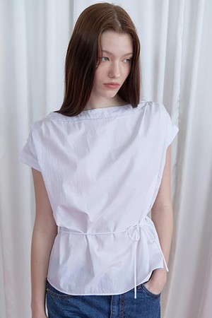 Knotline Blouse (Ivory)