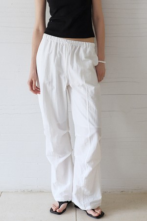 Volume Tuck Pants (Ivory)