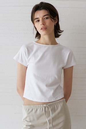 Seamless-Line Tee (Ivory)