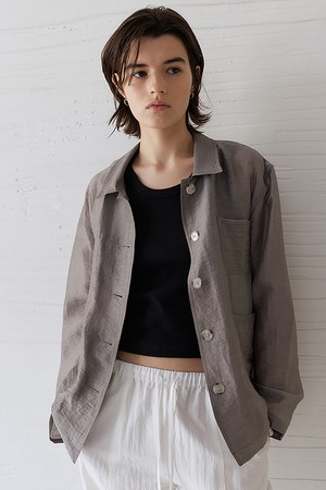 Hazy Sheer Trucker (Gray)