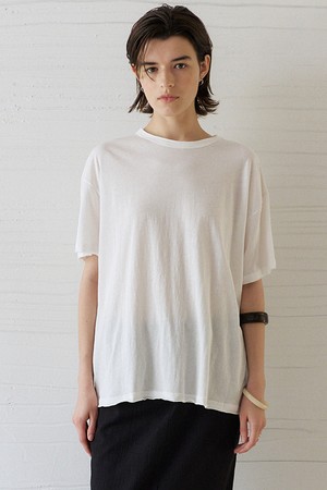 Cut-Off Loose Tee (Ivory)